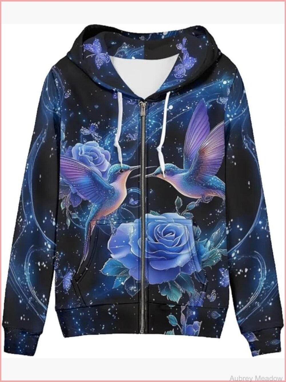 Zip Up Hoodie for Women Long Sleeve Oversized Sweatshirt with Pockets